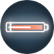 Autoinjector neon sign icon Autoinjector neon sign icon